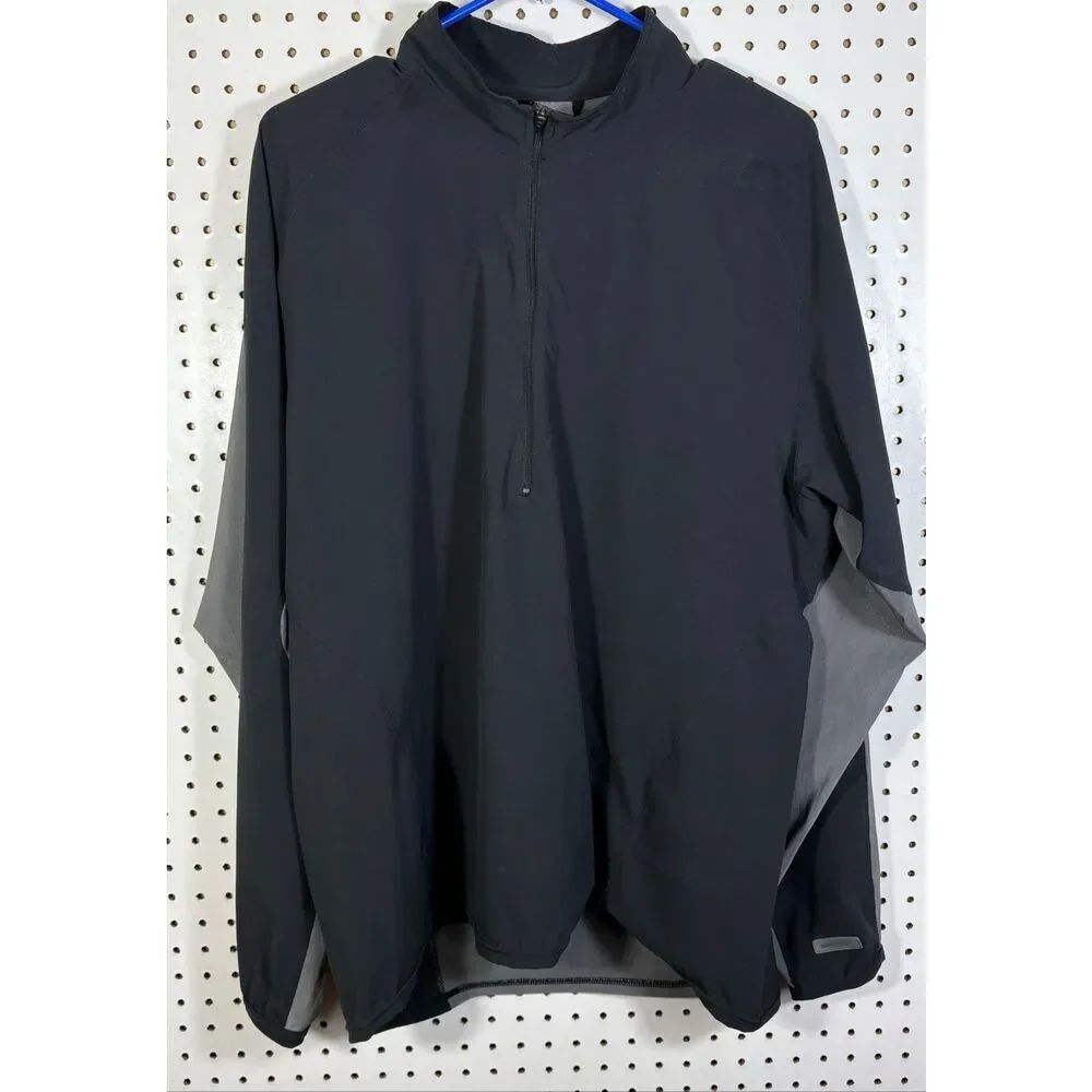 Nike Jacket Mens Half Zip Running Mesh Lightweight Y2K size L